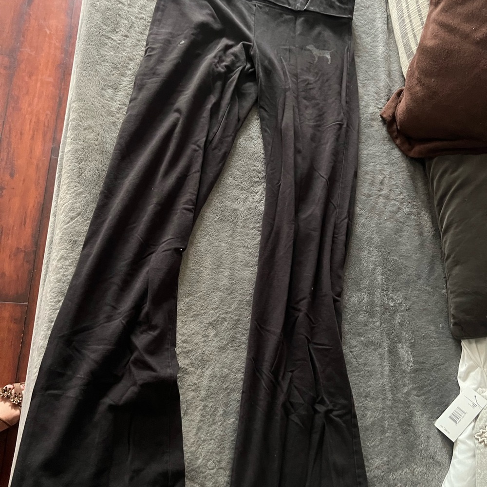PINK Victoria's Secret Black Track Pants